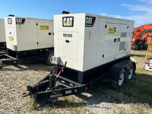 2011 Cat XQ100 100 kW Mobile Generator Set