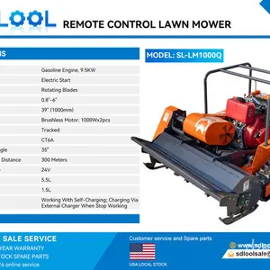 2026 SDLOOL SL-LM1000Q Remote Control Lawn Mower (Unused)