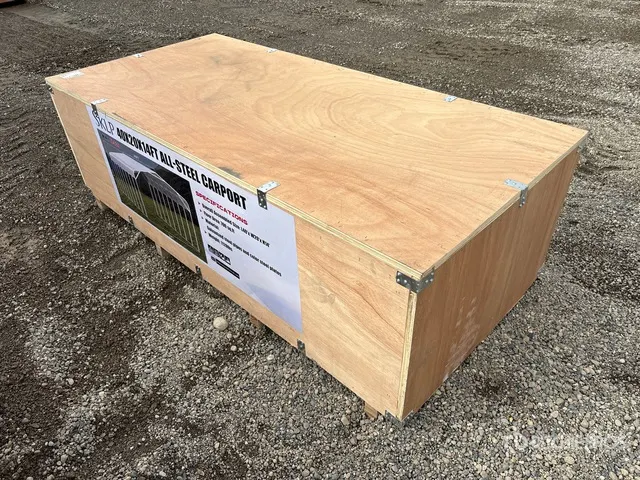 2026 SKLP SK-SC40 20 ft x 40 ft All-Steel Carport (Unused)
