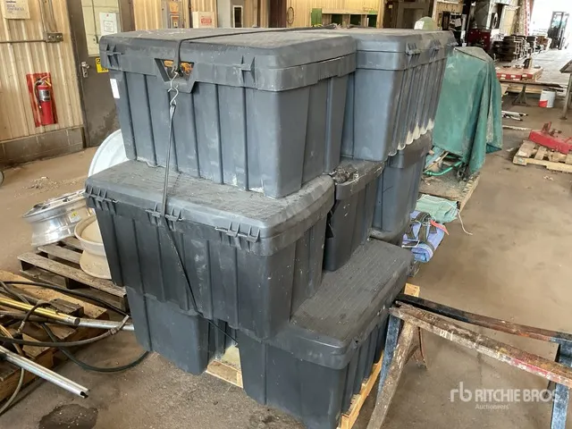 Quantity of (9) Storage Totes