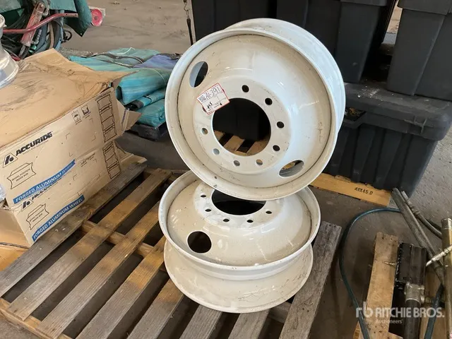 Quantity of (2) Accuride 24.5x8.25 Wheels
