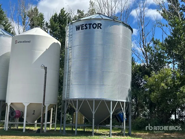 Westor +/- 6000 bu 6 Ring Hopper Grain Bin