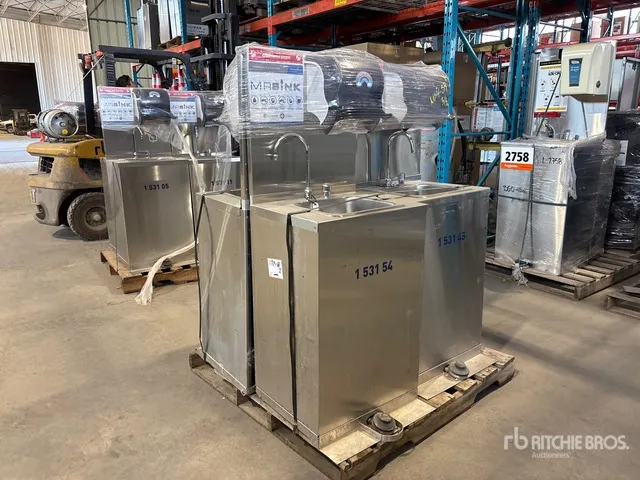 Quantity of (4) Stainless Steel Hand Wash Station