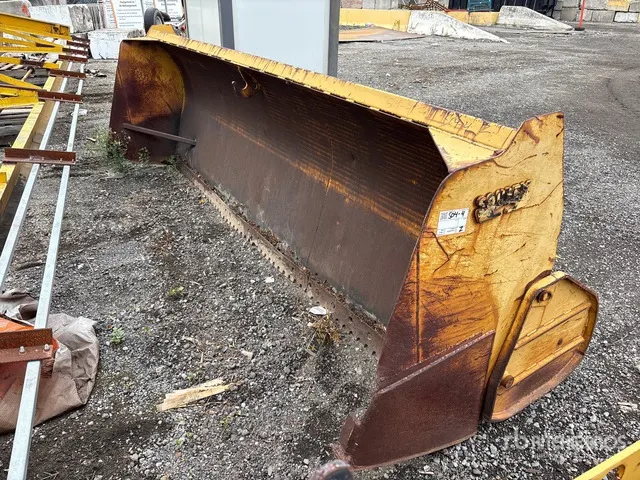 Soudex 12 ft Snow Pusher - Fits Wheel Loader