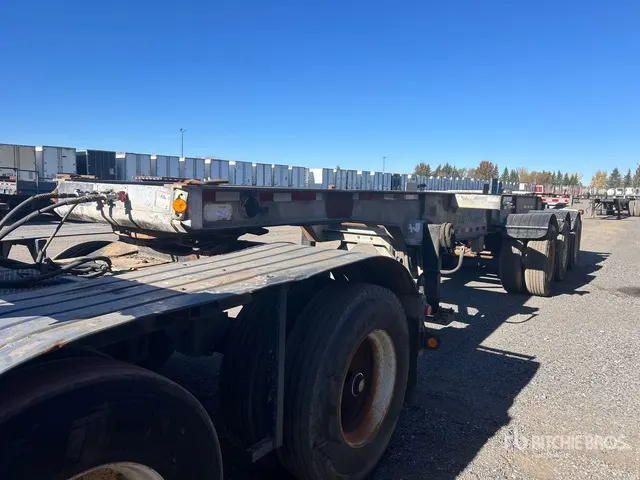 2008 Di-Mond Tri/A Super B-Train Pup Container Trailer