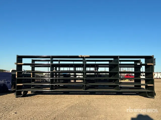 Quantity of (24) 2026 BYT PNL180 5 ft 6 in High 6 Rail 18 ft Livestock Panel (Unused)