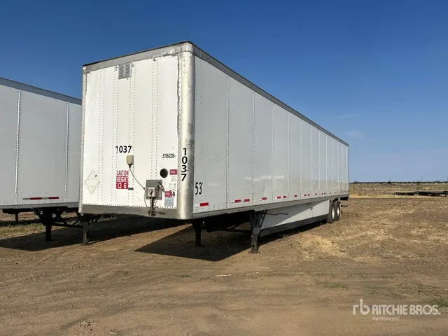 2007 Wabash 53 ft x 102 in T/A Van Trailer