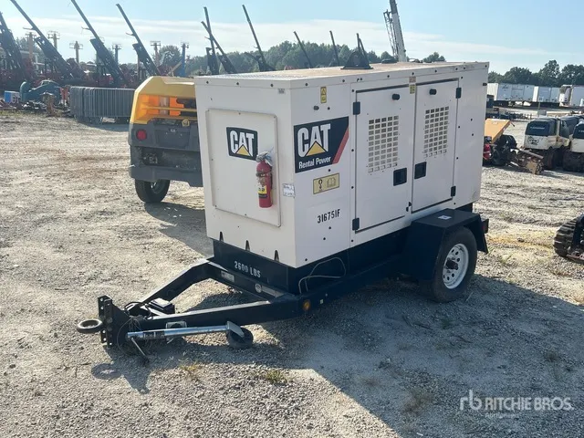2015 Cat XQ35 35 kVA Mobile Generator Set