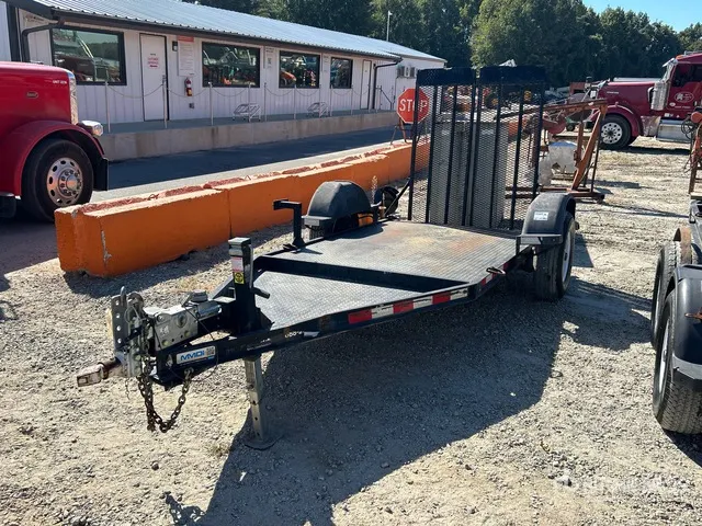 2019 MMDI 8 ft S/A Equipment Trailer