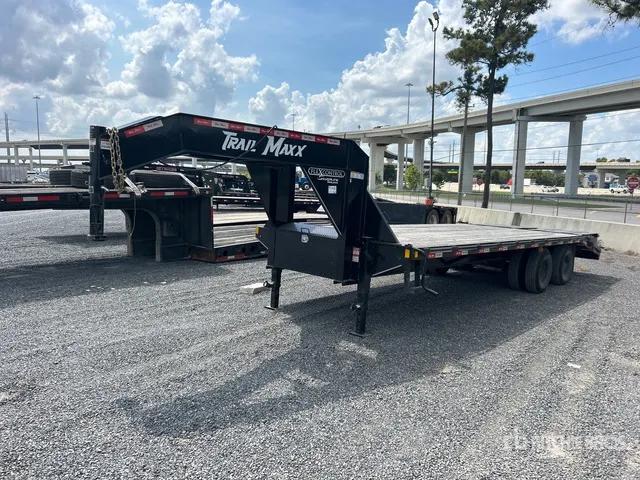 2025 Trailmax MAC210-25 25 ft T/A Gooseneck Equipment Trailer