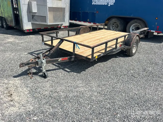 2021 CM 12 ft S/A Utility Trailer