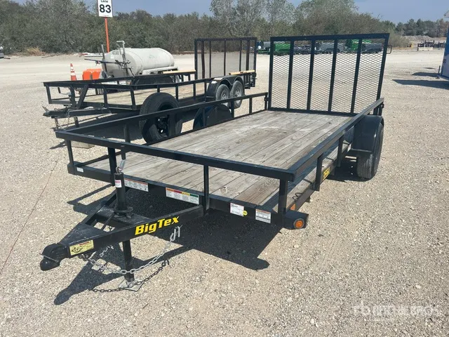 2025 Big Tex 35SA-14BK4RG 14 ft T/A Utility Trailer