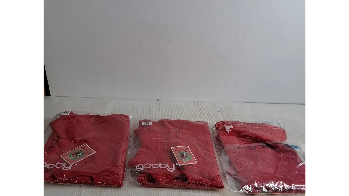 (3) Fleece Vests For Dogs