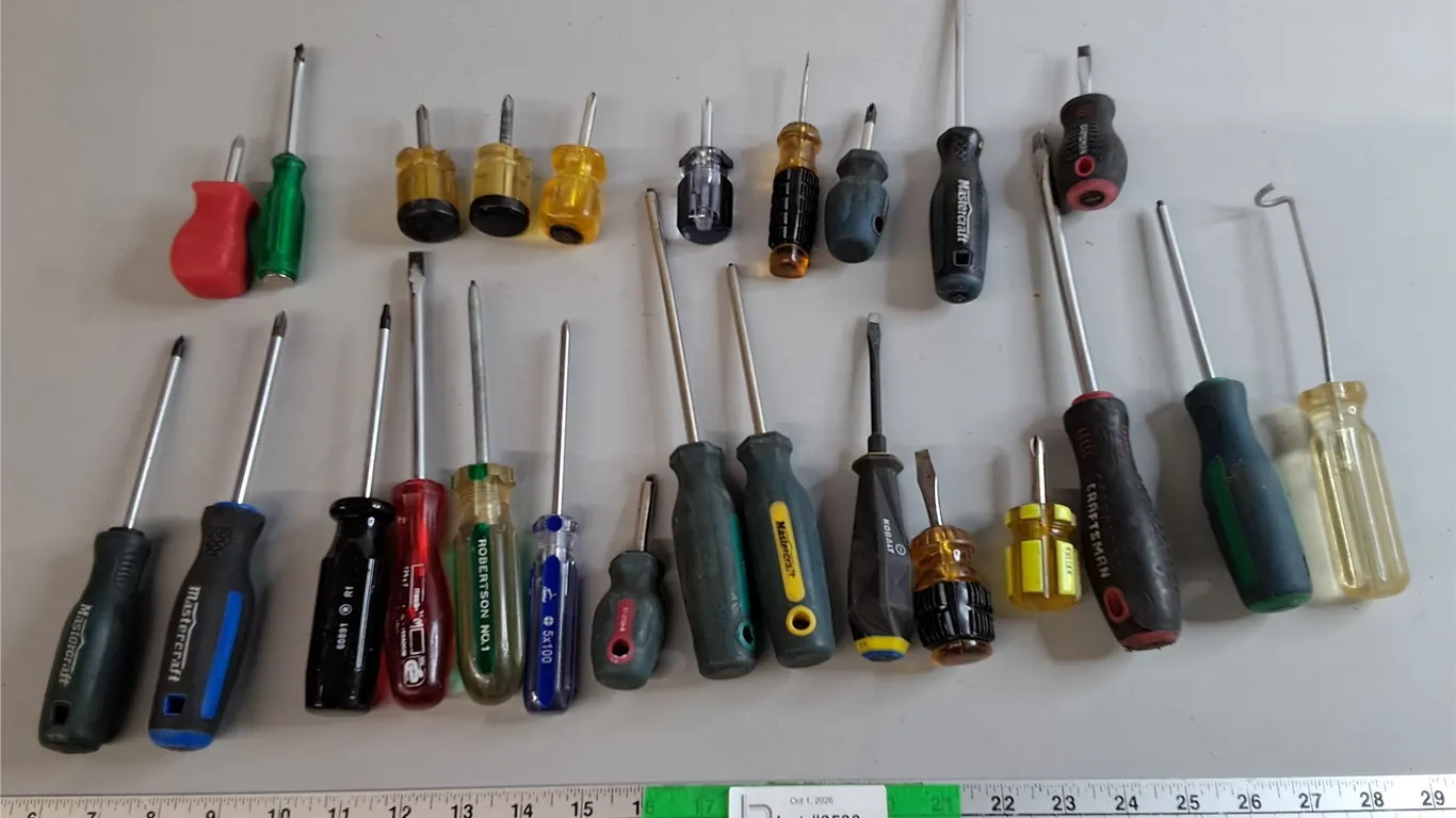 Screwdrivers- Mastercraft, Craftsman, Kobalt, Misc.