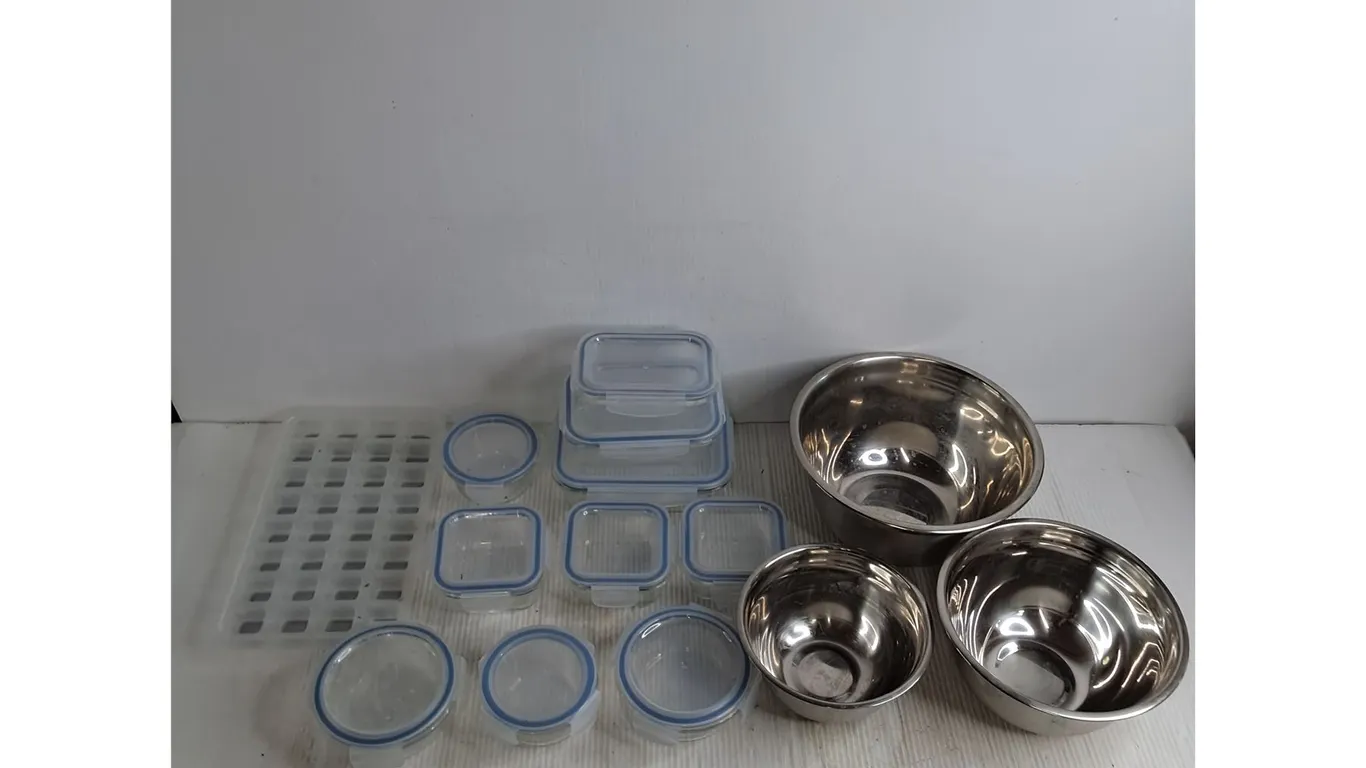 Stainless Bowls and Food Storage Containers