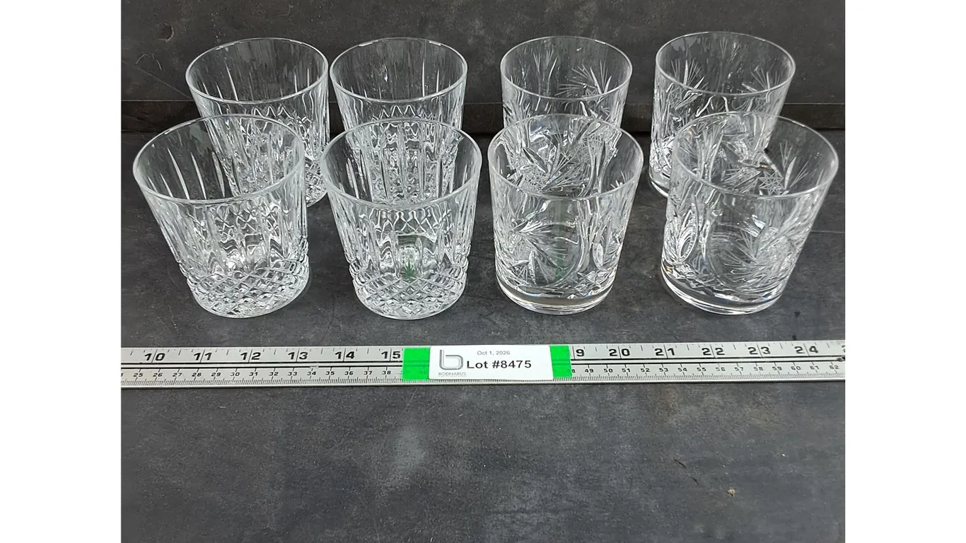 (2) Sets of (4) Crystal High Ball Glasses