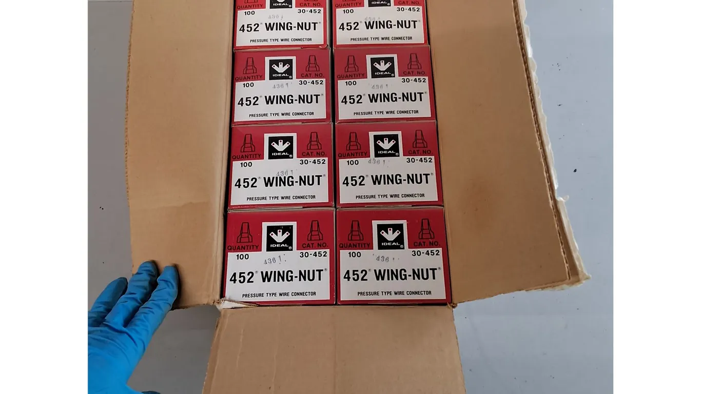 (10) Boxes of 452 Wing Nuts- Appear New
