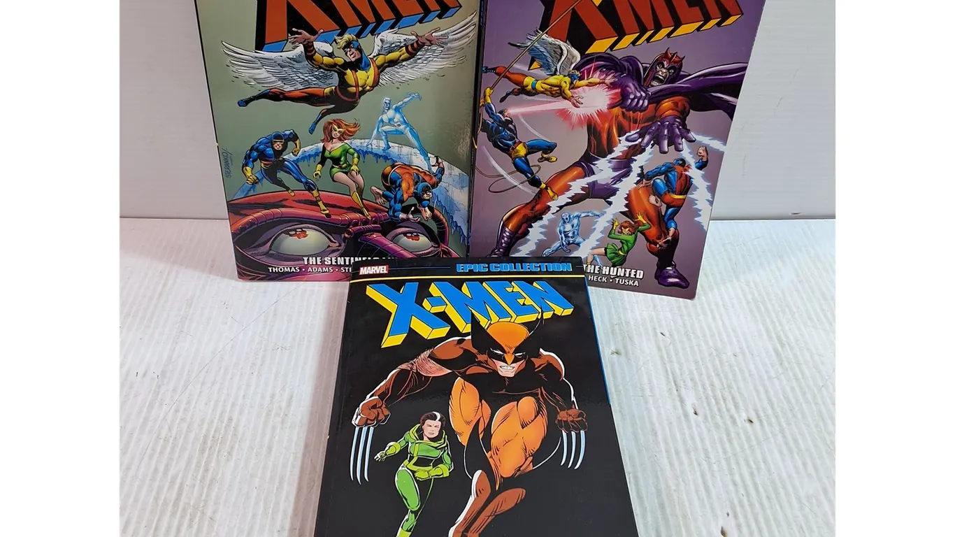 (3) Marvel X-Men Epic Collection Graphic Novels