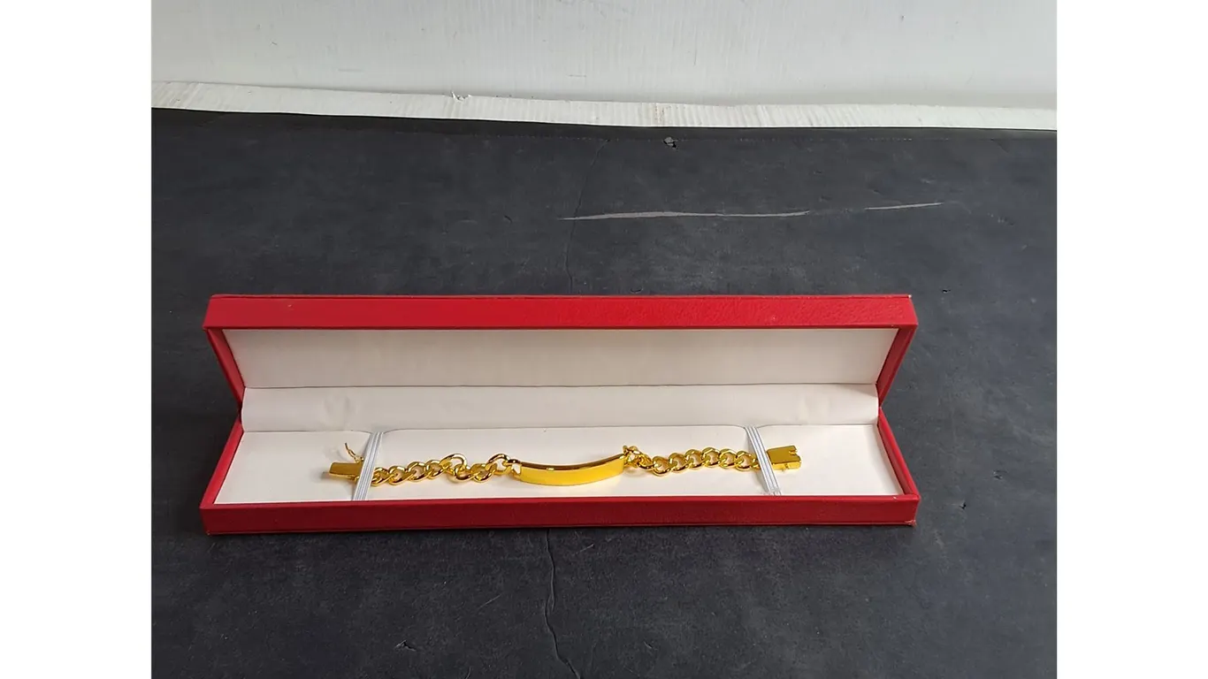 Brass Coloured Bracelet ( cannot authenticate)