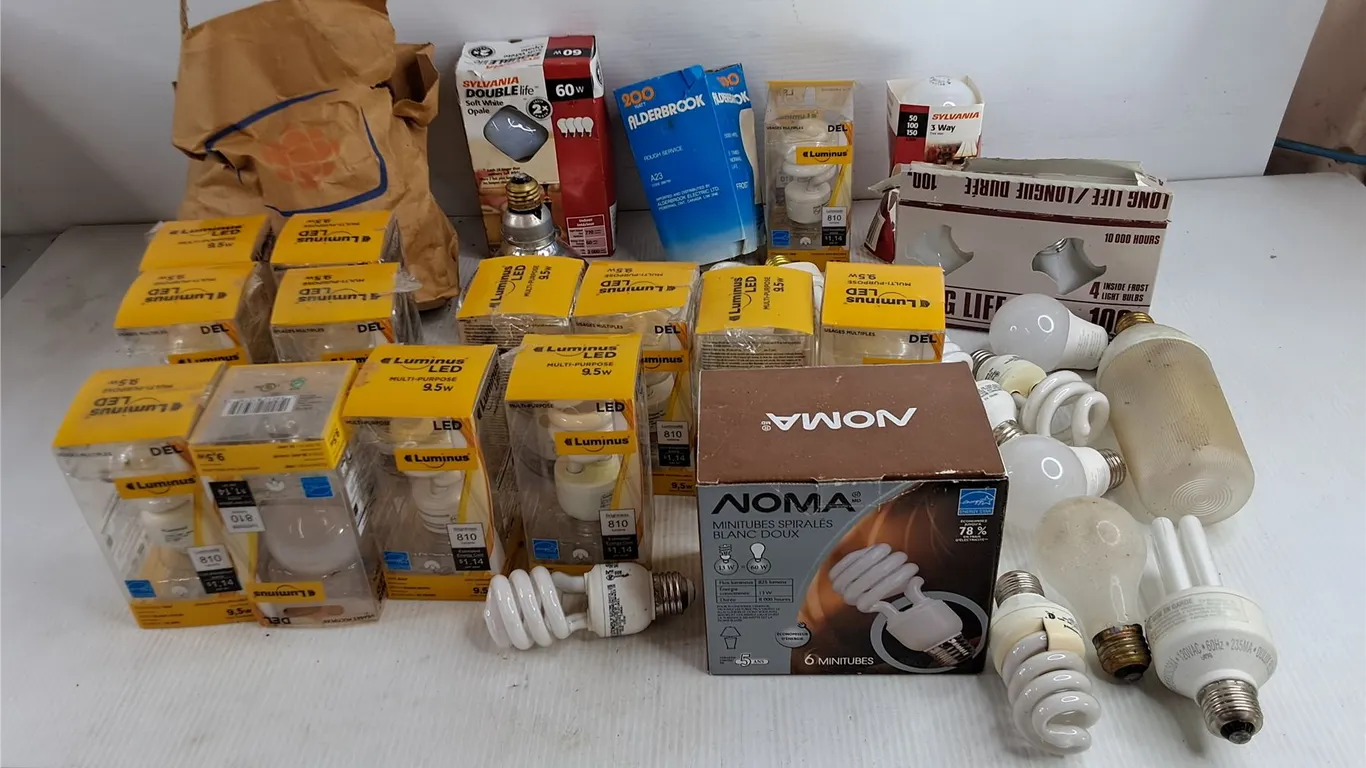 Assorted Light Bulbs - As Is