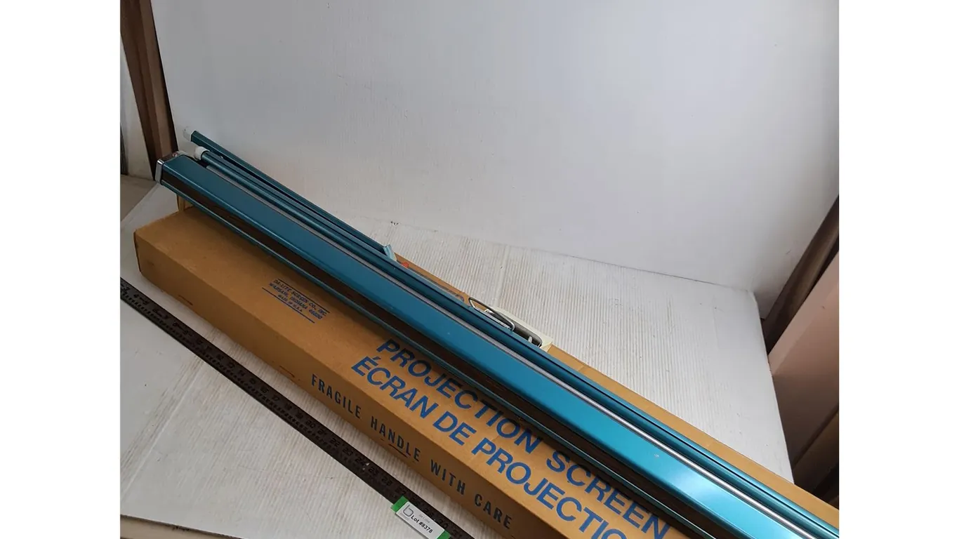 * (3) Vintage Projection Screens - 55" Length - Cannot Ship