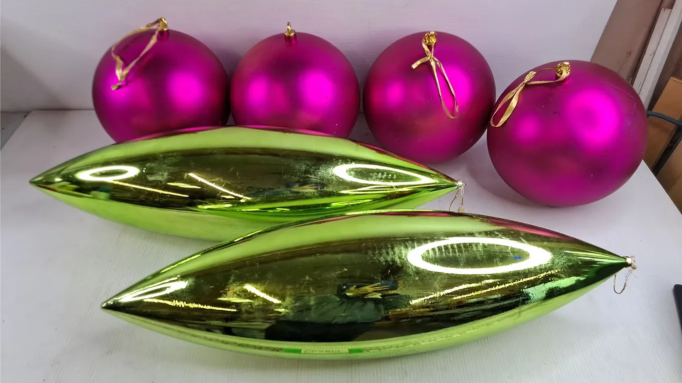 *Oversized Christmas Ornaments - PICKUP ONLY