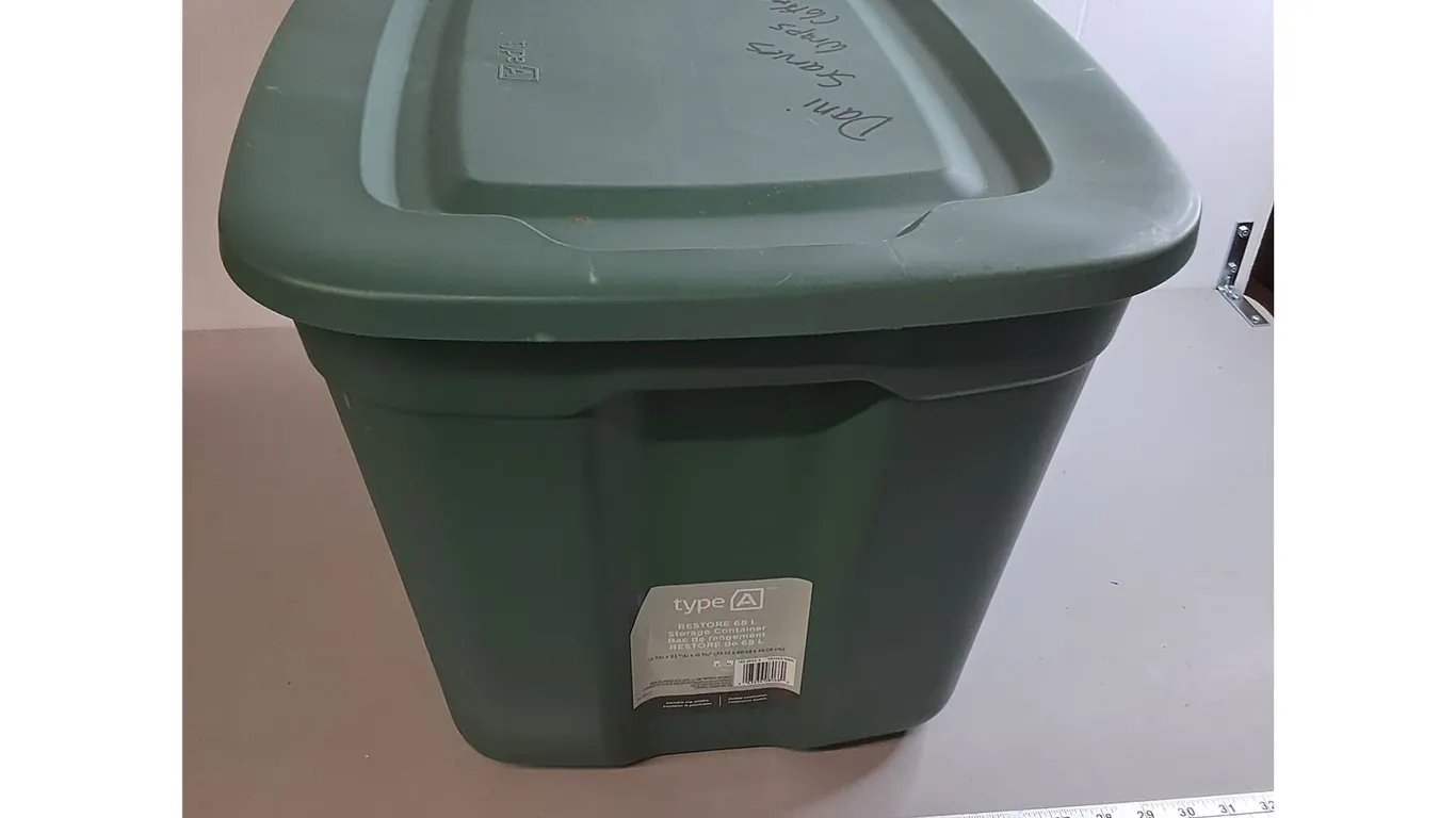 Plastic Storage Tote- Can't Ship