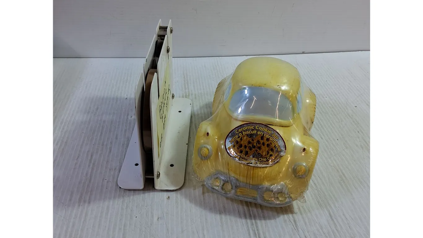 Ceramic Cookie Jar, Bag Sealer