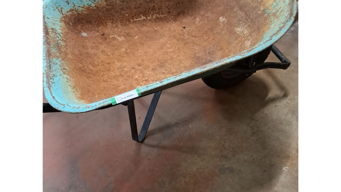 ** Large Metal Wheelbarrow - 38" x 29" Tub - Pickup Only