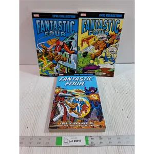 (3) Marvel Fantastic Four Epic Collection Graphic Novels