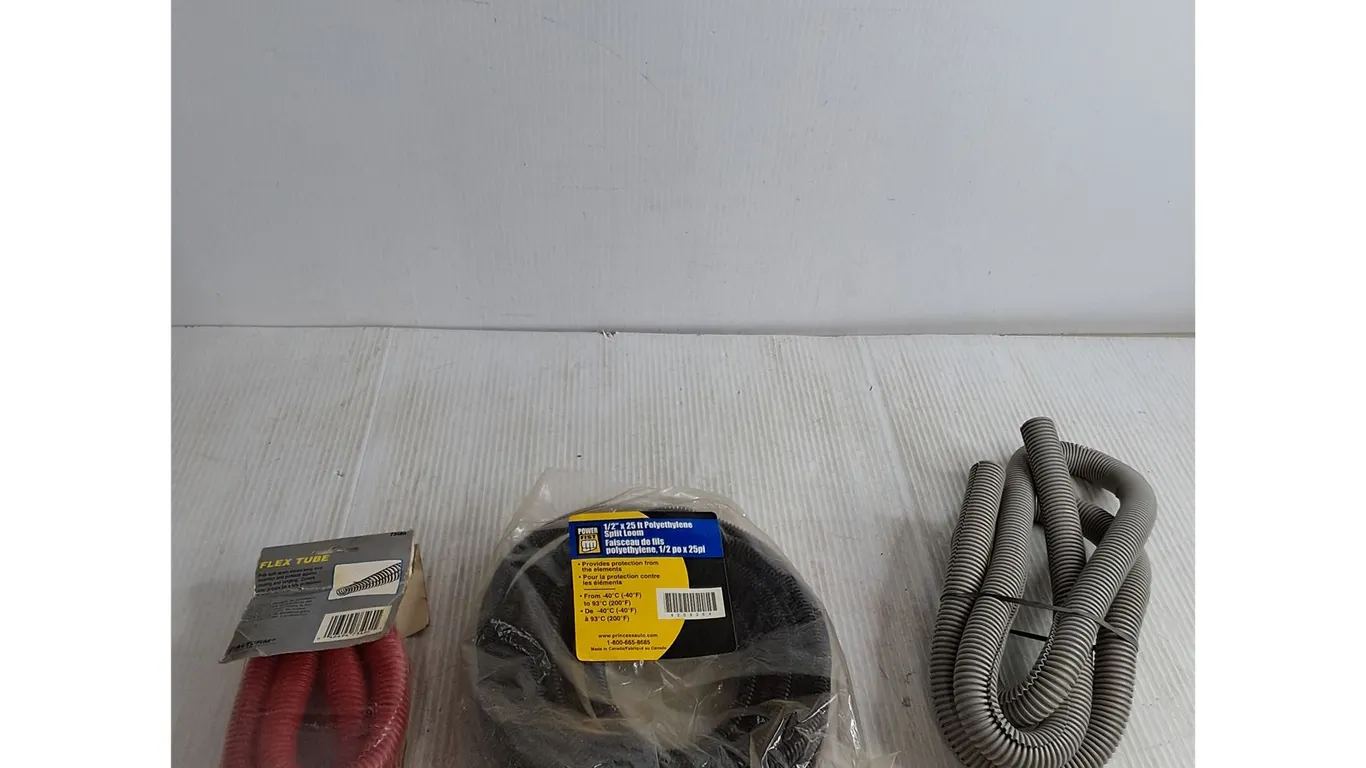 Assorted Plastic Split Loom Wire Protectors
