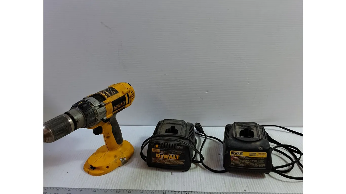 Dewalt 3 Speed Drill, Dewalt Chargers (2)