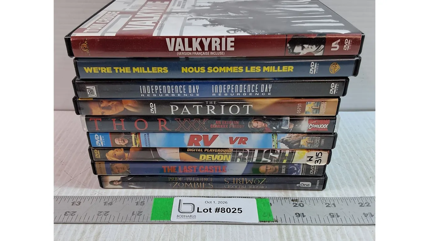 (9) DVD Movies-Valkyrie,The Last Castle,RV,The Patriot and more