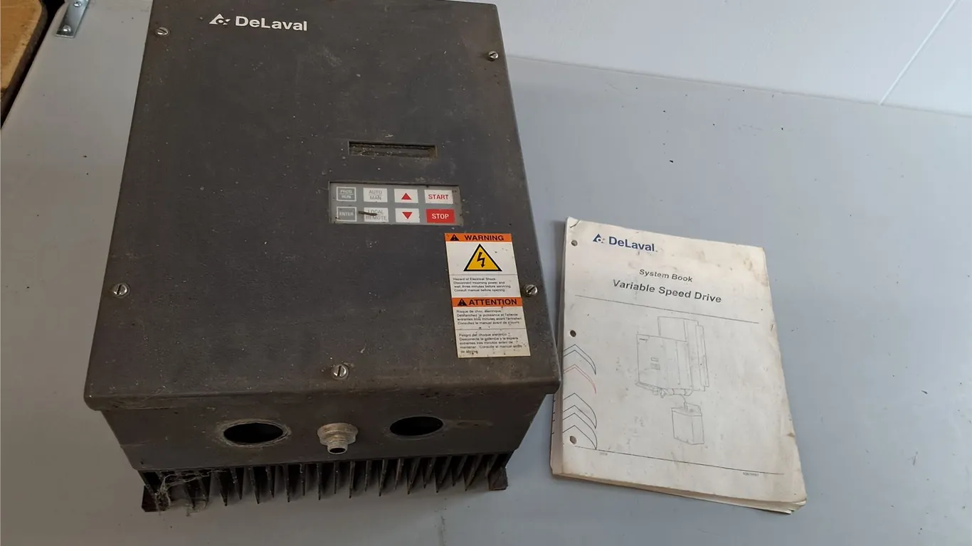 DeLaval Variable Speed Drive-Untested, Can't Ship