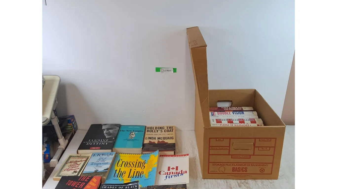 (25+) Books, Fiction, Political, Opinion, Ideology, Canadian