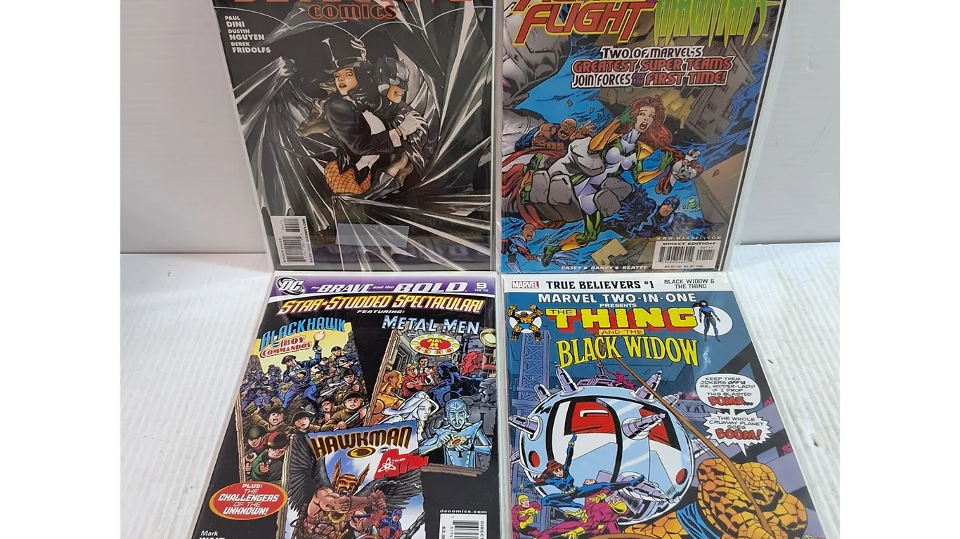 (6) DC/Marvel Comic Books