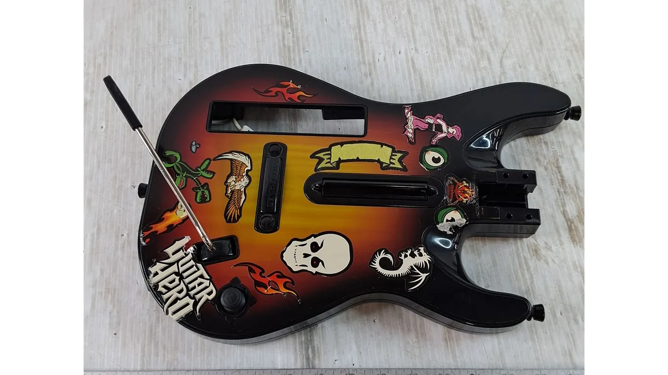 Half of a Guitar Hero Guitar Controller Untested As-Is
