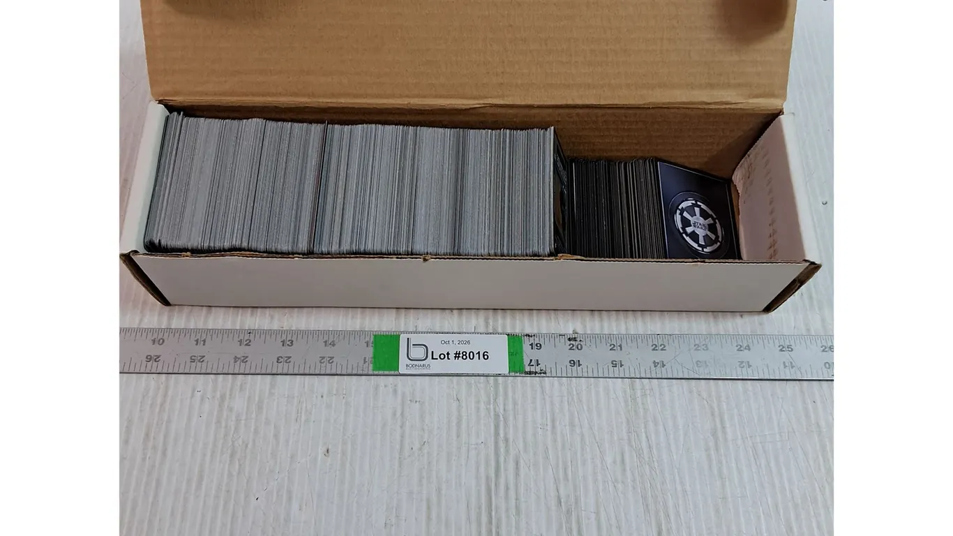 Box Containing Star Wars Customizable Cards-as is