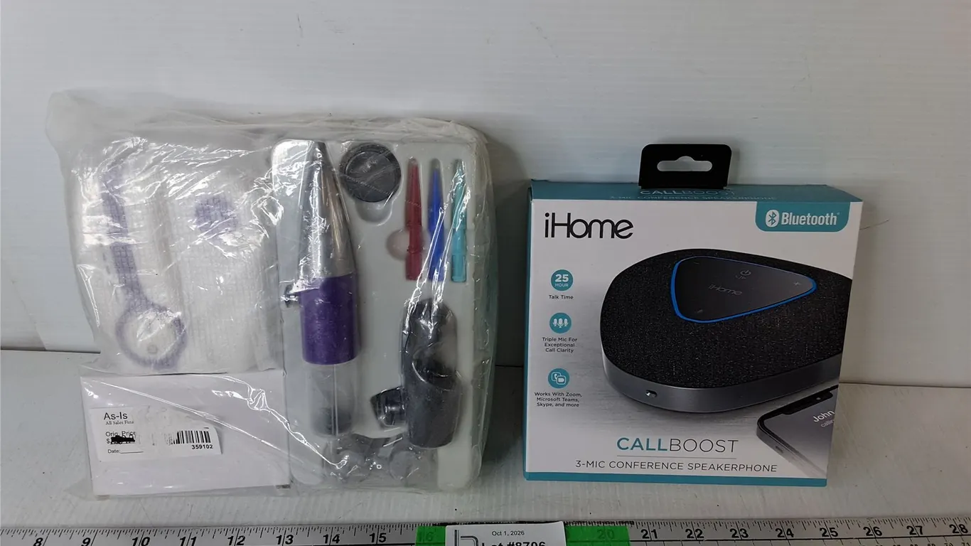 Wilton Icing Writer Pen-Powers On & 3 Mic Conference Speakerphone