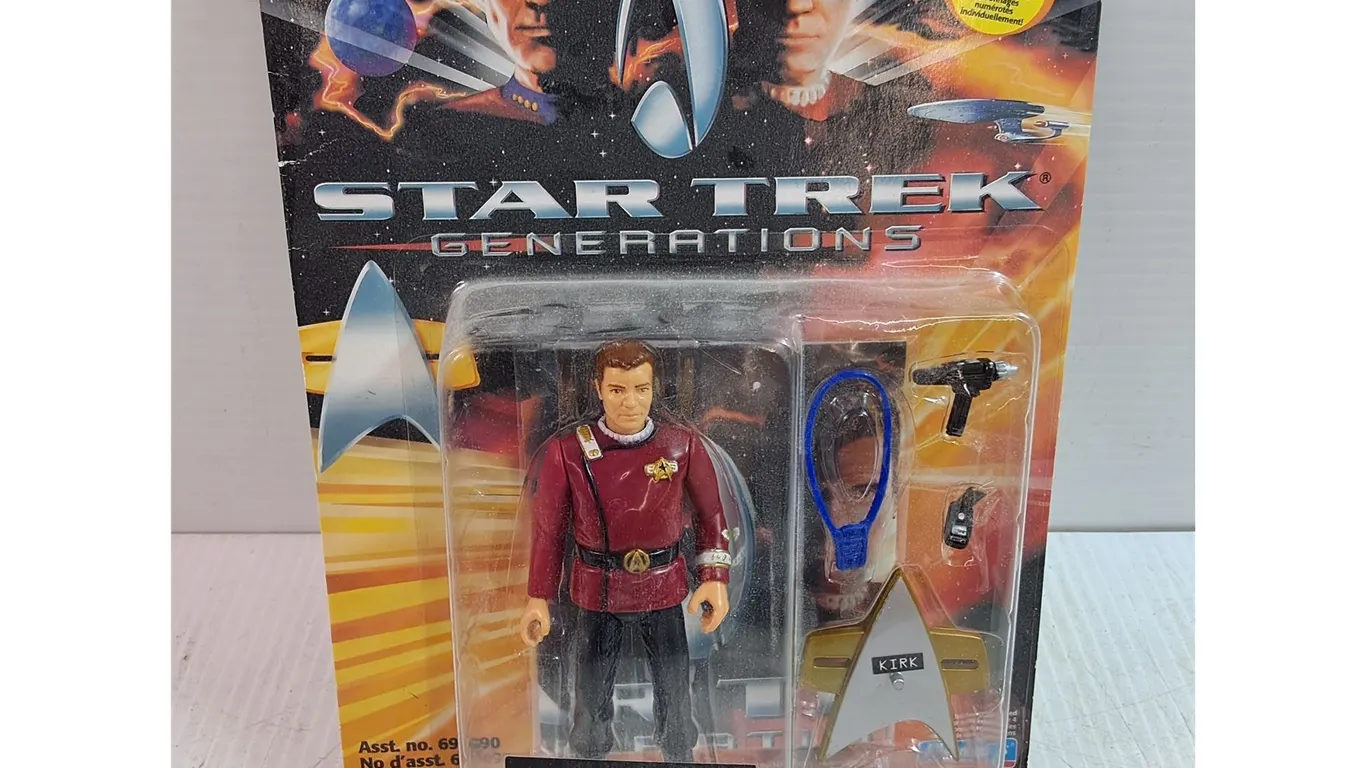 Star Trek Generations Admiral James Kirk Action Figure (NIB)