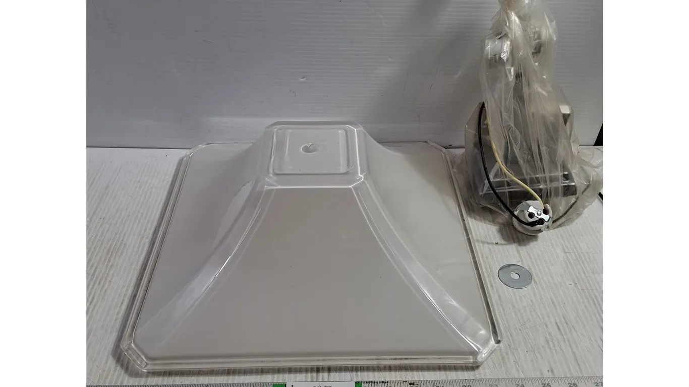 Glass Light Fixture-15"x15"