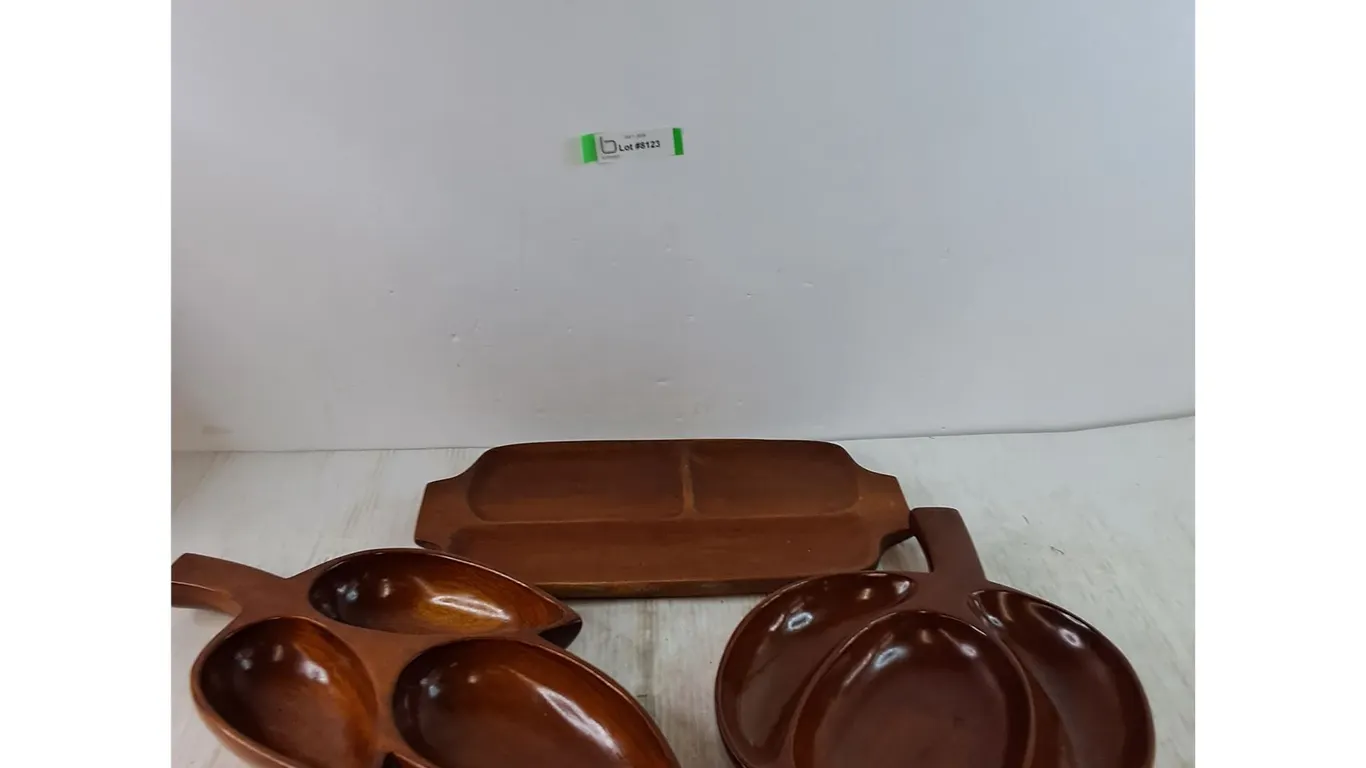 (3) Wooden Serving Boards
