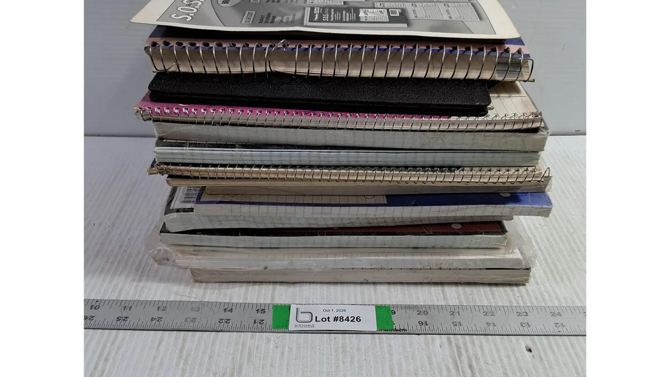 Lot of Pkgs. of Ruled Paper,Refill Paper,Exercise Books