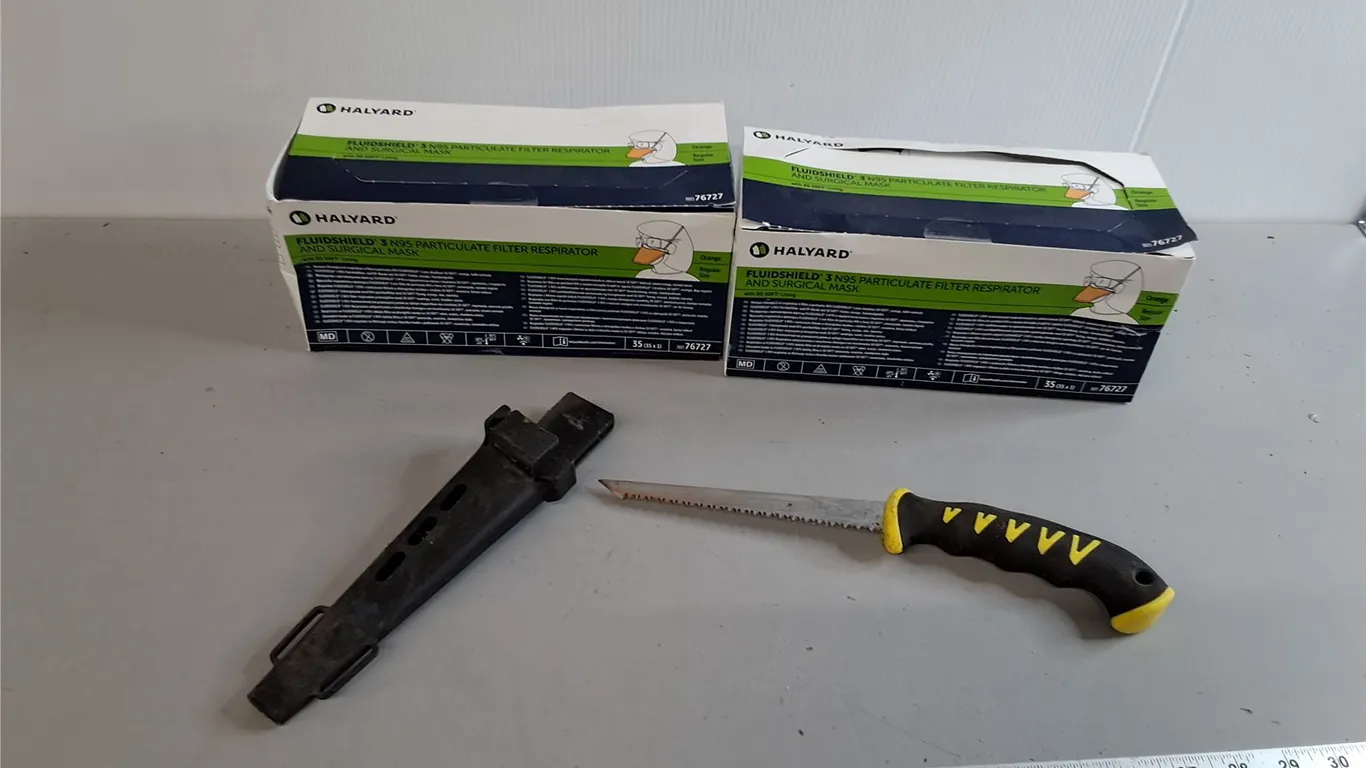 (2) Boxes of N95 Particulate Masks & Drywall Hand Saw
