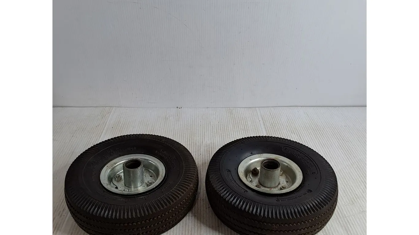 (2) 4:10/3:50-4 Hand Truck Tires & Rims ( needs tubes)