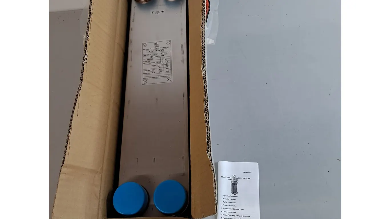 Brazed Plate Heat Exchanger- Appears NIB, Can't Ship