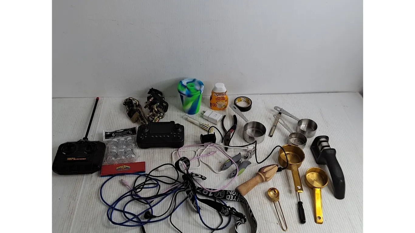 Kitchenware, RC's, Phone Cords, Misc.