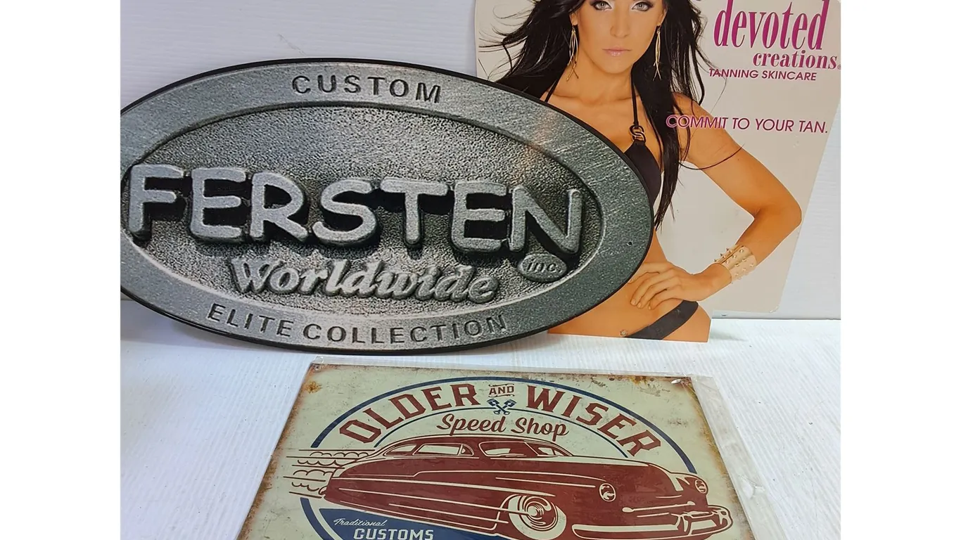 Assorted Advertising Signs