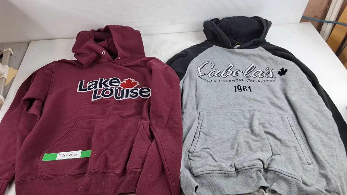 (2) Bunny Hugs - Cabelas, Lake Louise, Size L