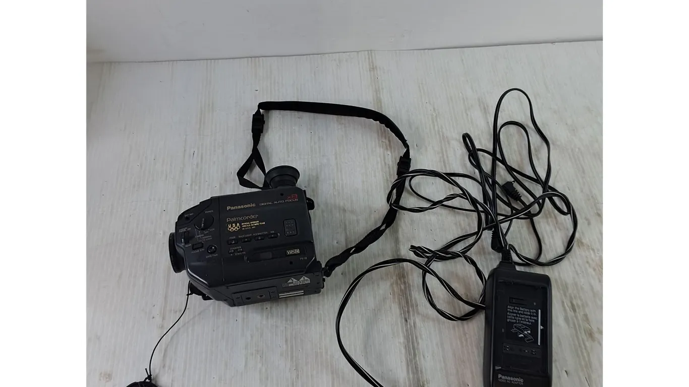 Panasonic Digital Audio Focus Camcorder Untested As-Is, Video AC Adaptor Powers On